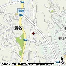 神奈川県厚木市愛名1312周辺の地図