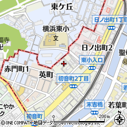神奈川県横浜市中区初音町1丁目10周辺の地図