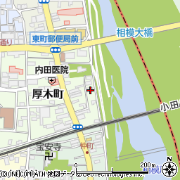 神奈川県厚木市厚木町2-16周辺の地図