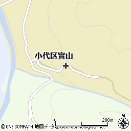 兵庫県美方郡香美町小代区實山223周辺の地図