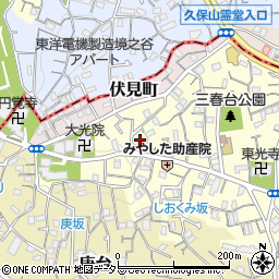 神奈川県横浜市南区三春台152-16周辺の地図