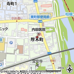 神奈川県厚木市厚木町4-15周辺の地図