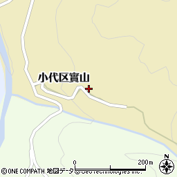 兵庫県美方郡香美町小代区實山263周辺の地図