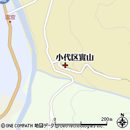 兵庫県美方郡香美町小代区實山308周辺の地図