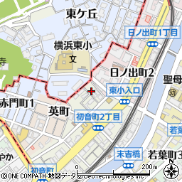 神奈川県横浜市中区初音町1丁目11周辺の地図