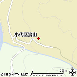 兵庫県美方郡香美町小代区實山264周辺の地図