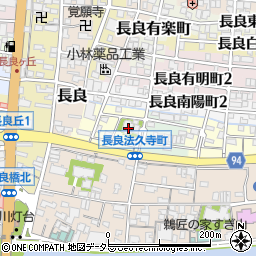 岐阜県岐阜市長良法久寺町4周辺の地図