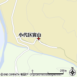 兵庫県美方郡香美町小代区實山277周辺の地図