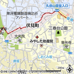 神奈川県横浜市南区三春台152周辺の地図