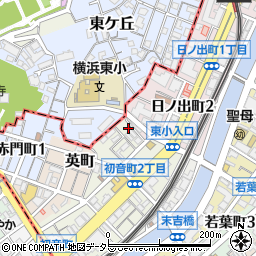 神奈川県横浜市中区初音町1丁目15周辺の地図