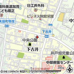 岐阜信用金庫美濃加茂支店周辺の地図