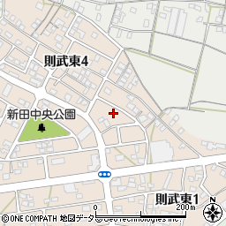新田北山公園トイレ周辺の地図