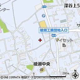 神奈川県綾瀬市深谷上6丁目48周辺の地図