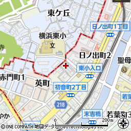 神奈川県横浜市中区初音町1丁目14周辺の地図
