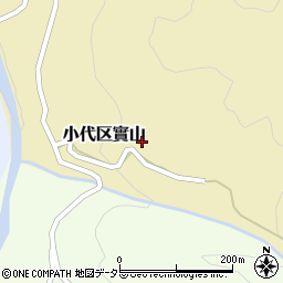 兵庫県美方郡香美町小代区實山276周辺の地図
