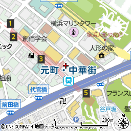 元町・中華街整形外科周辺の地図