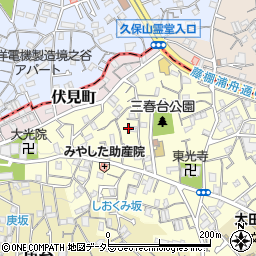 神奈川県横浜市南区三春台158周辺の地図