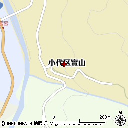 兵庫県美方郡香美町小代区實山294周辺の地図