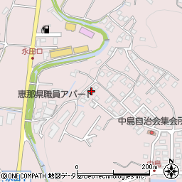 岐阜県恵那市長島町永田346-7周辺の地図