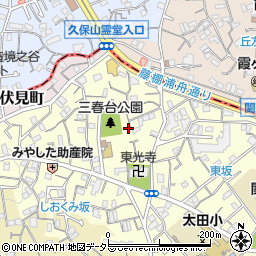 神奈川県横浜市南区三春台102周辺の地図
