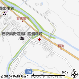 福井県三方上中郡若狭町熊川20-6周辺の地図