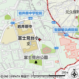 山崎ハイツ岩井町周辺の地図