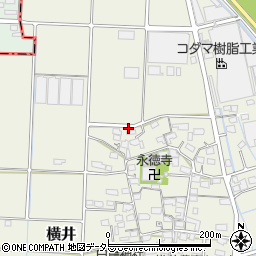 岐阜県安八郡神戸町横井周辺の地図