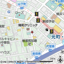 横浜中華街 招福門 本店周辺の地図