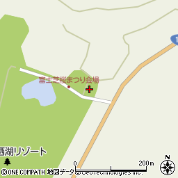 富士芝桜まつり事務局周辺の地図
