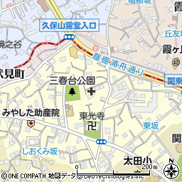 神奈川県横浜市南区三春台102-5周辺の地図