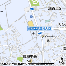 神奈川県綾瀬市深谷上6丁目49周辺の地図