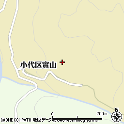 兵庫県美方郡香美町小代区實山266周辺の地図