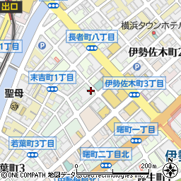 コインパーク横浜若葉町１丁目駐車場周辺の地図