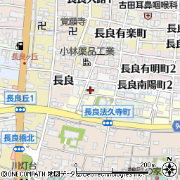 岐阜県岐阜市長良法久寺町7周辺の地図