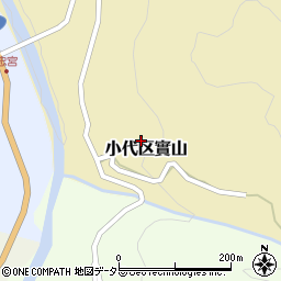 兵庫県美方郡香美町小代区實山295周辺の地図