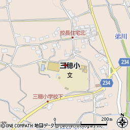 飯田市　三穂児童クラブ周辺の地図