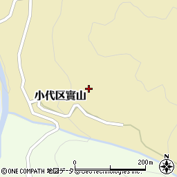 兵庫県美方郡香美町小代区實山270周辺の地図