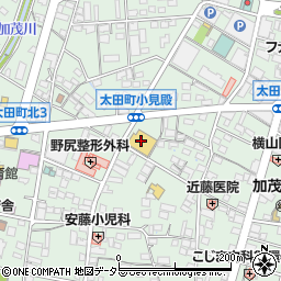クスリのアオキ美濃太田店周辺の地図