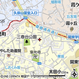 神奈川県横浜市南区三春台102-2周辺の地図