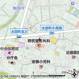 大垣共立銀行美濃加茂支店 ＡＴＭ周辺の地図