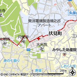 神奈川県横浜市南区伏見町周辺の地図