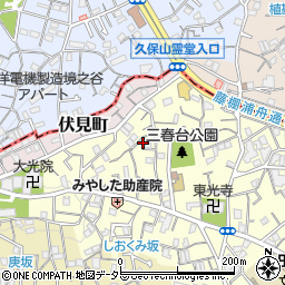 神奈川県横浜市南区三春台159周辺の地図