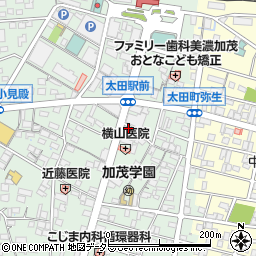 小澤欣花園周辺の地図