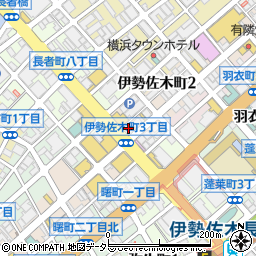 かつや横浜伊勢佐木町店周辺の地図