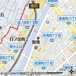 リパーク横浜末吉町第２駐車場周辺の地図