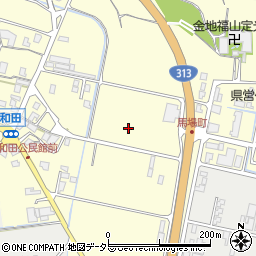 鳥取県倉吉市和田周辺の地図