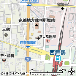 舞鶴・拘置支所周辺の地図