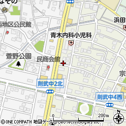 日乃屋カレー岐阜則武店周辺の地図