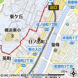 パラカ横浜市日ノ出町第１駐車場周辺の地図