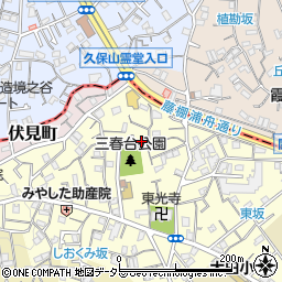 神奈川県横浜市南区三春台100-10周辺の地図